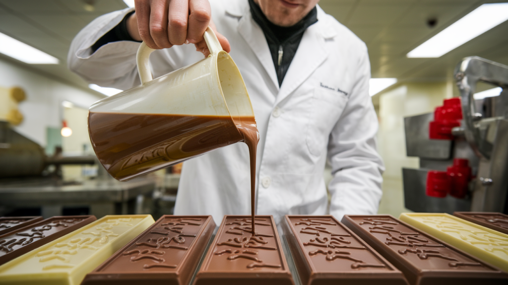 Wonka chocolate bars with whimsical designs and decorations