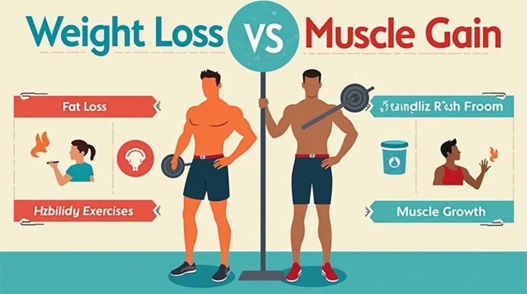 weight loss vs muscle gain